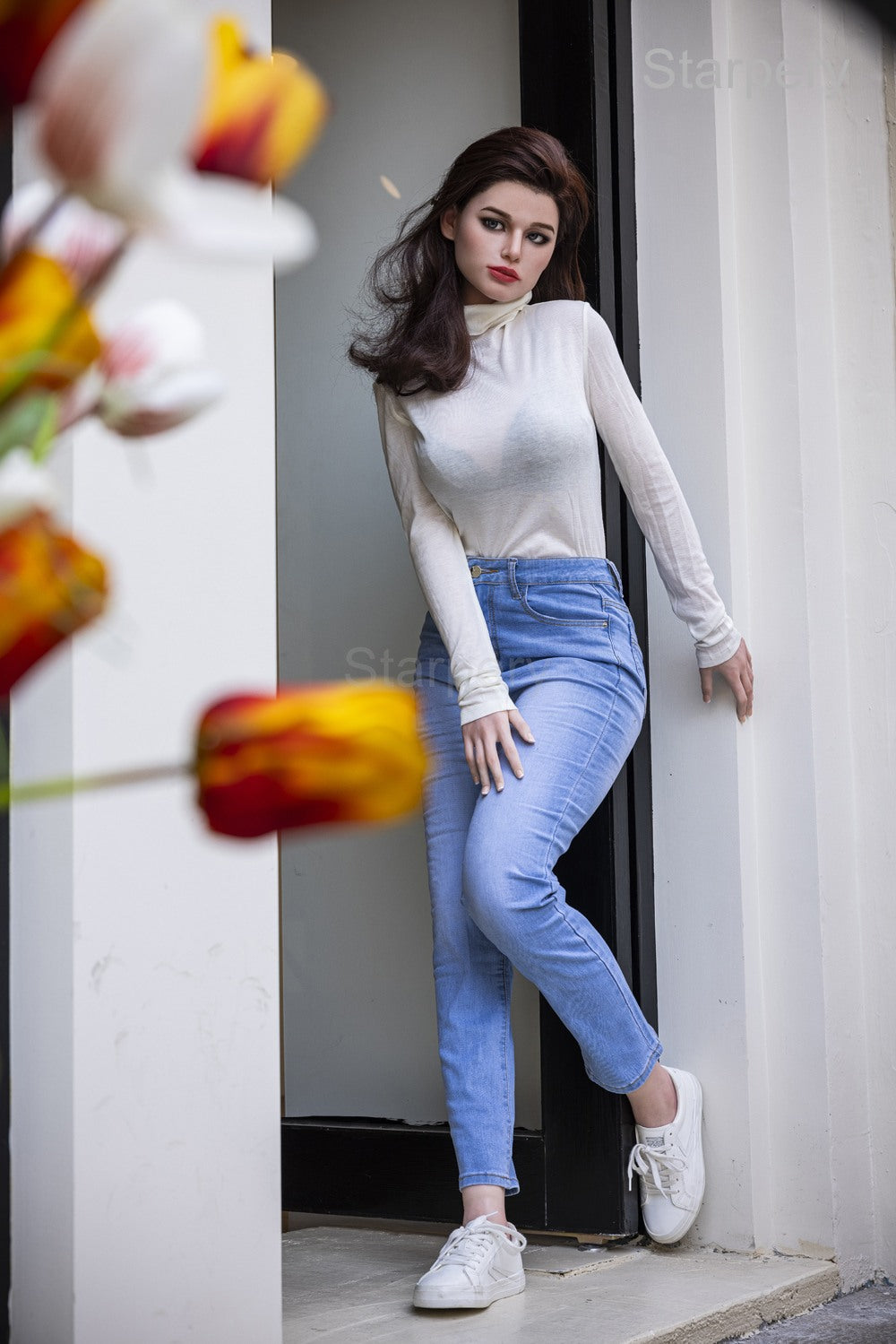 Christina sekspop (Starpery 171cm D-cup TPE+Siliconen)