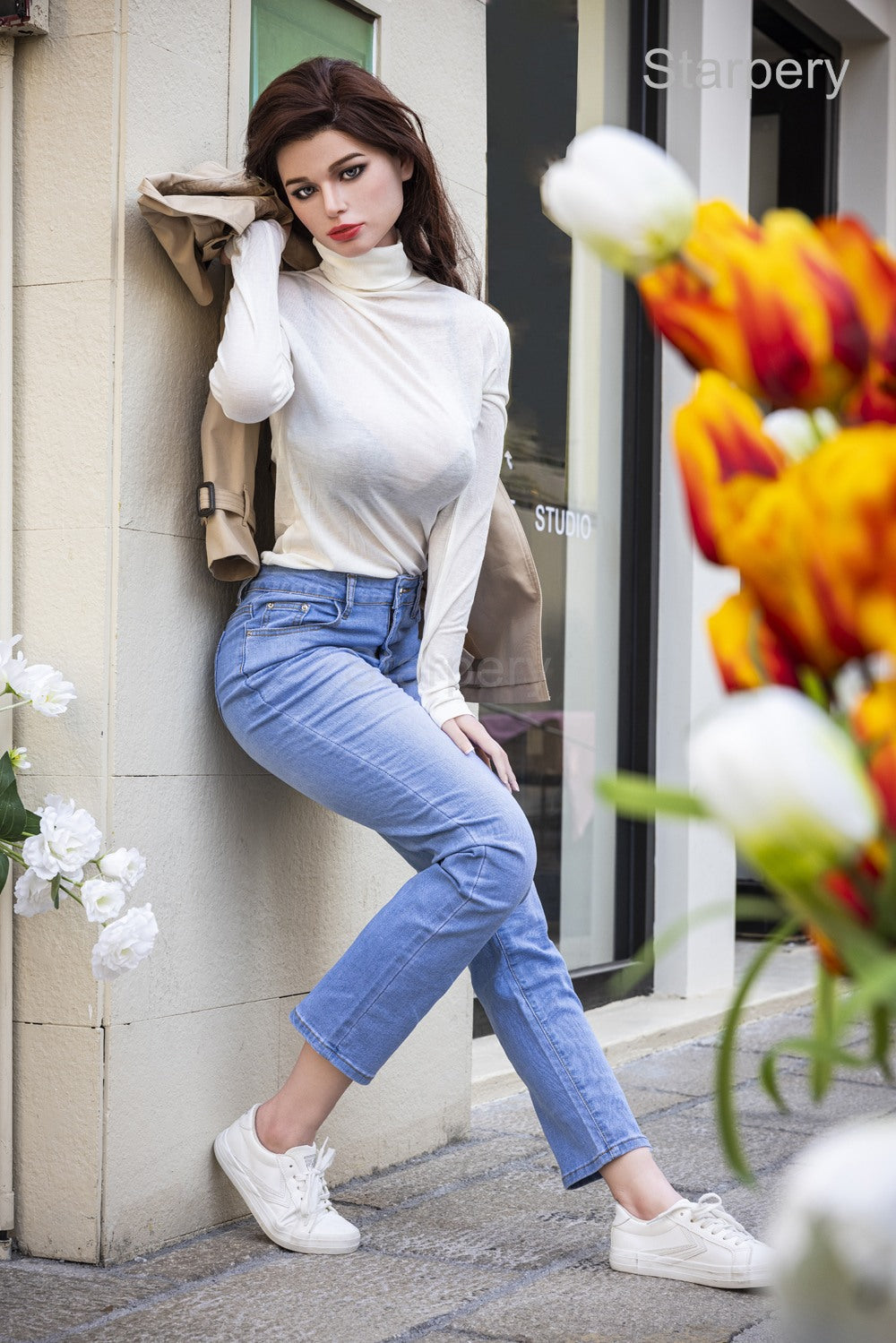 Christina sekspop (Starpery 171cm D-cup TPE+Siliconen)