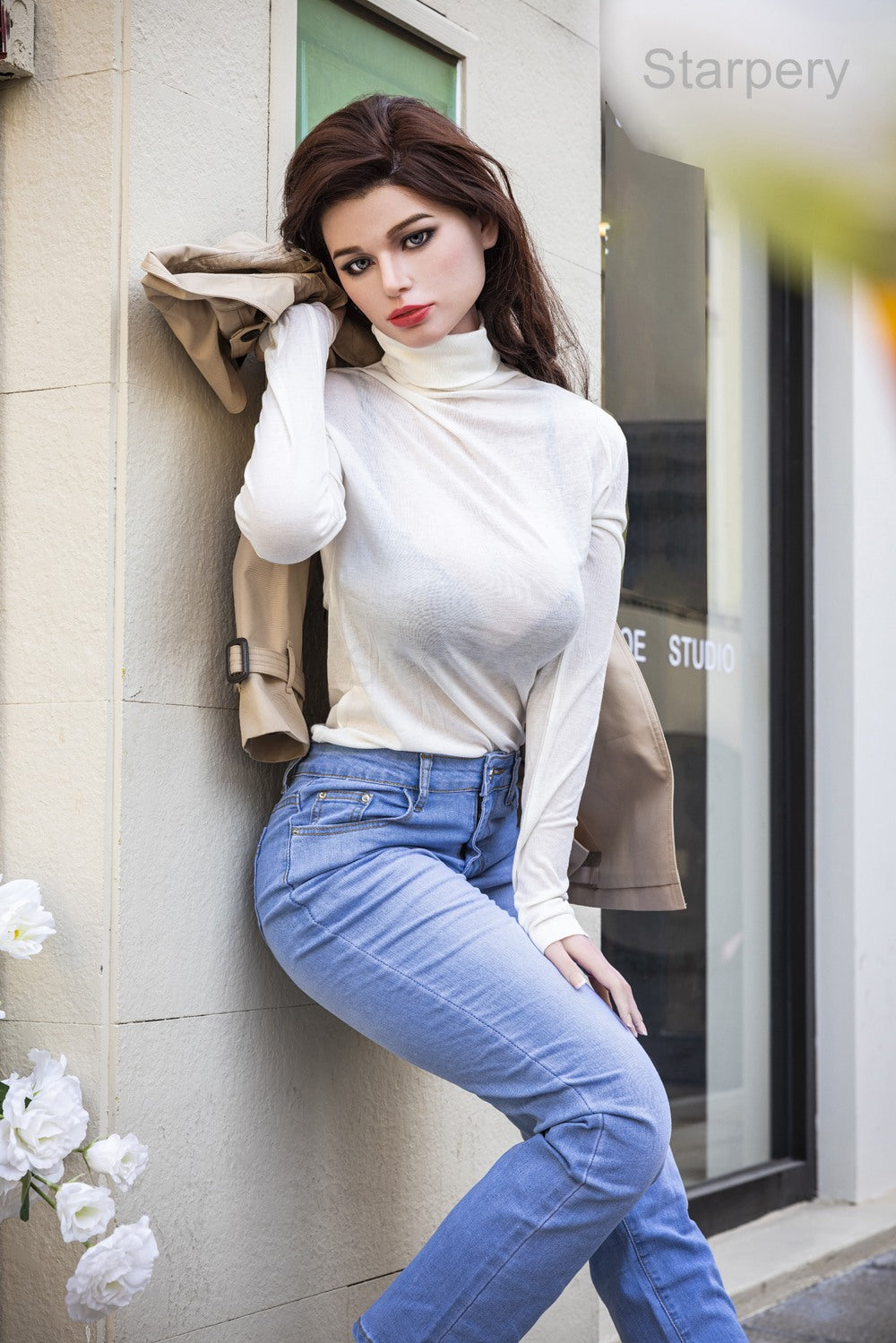 Christina sekspop (Starpery 171cm D-cup TPE+Siliconen)