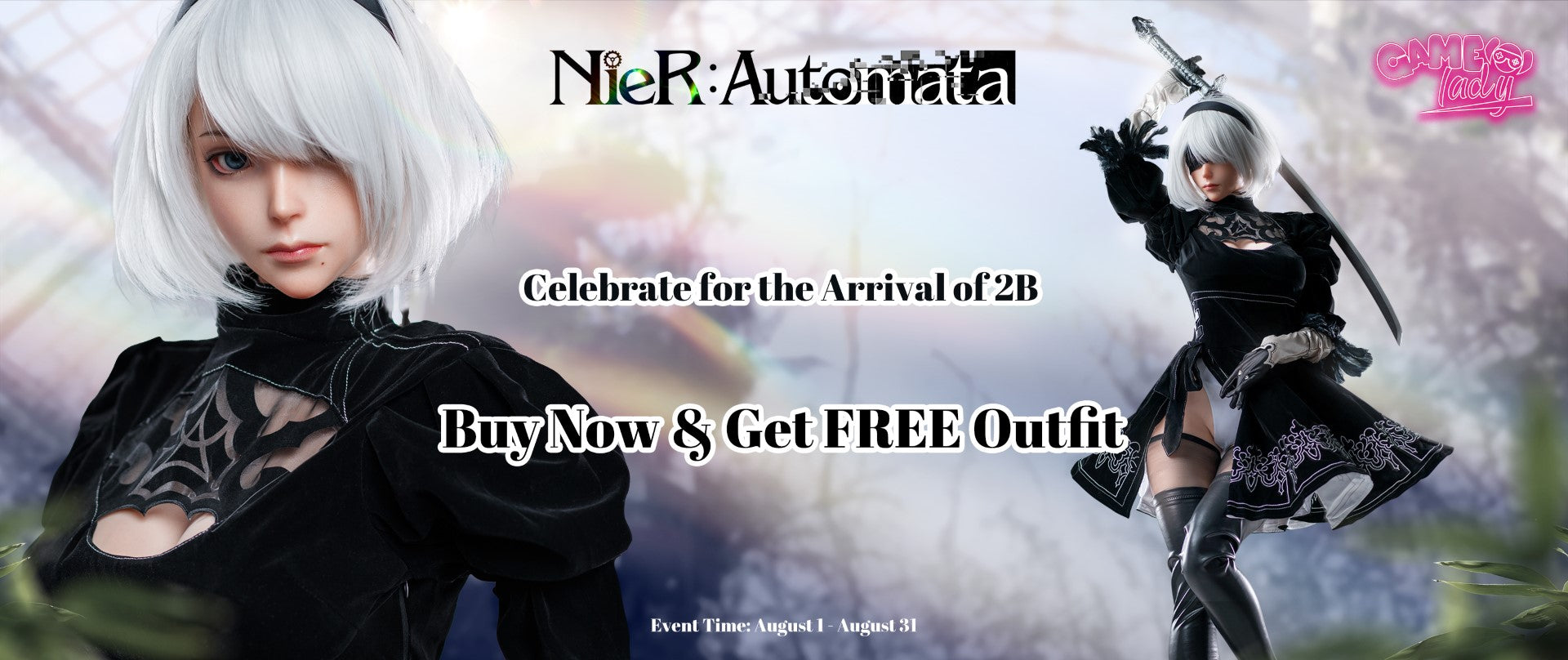 Yorha 2B Sex Doll (Game Lady 171cm e-cup nr. 18 siliconen)