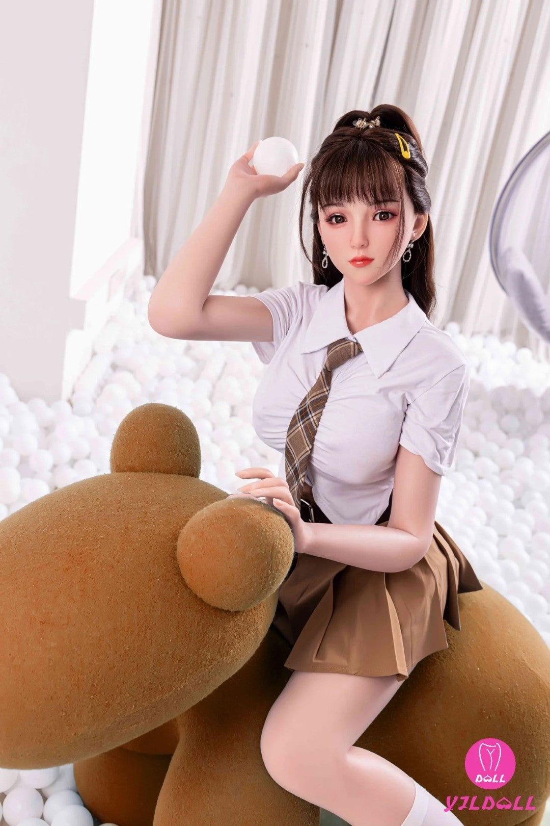 Kenley sekspop (YJL Doll 148 cm D-cup #294 TPE+siliconen)