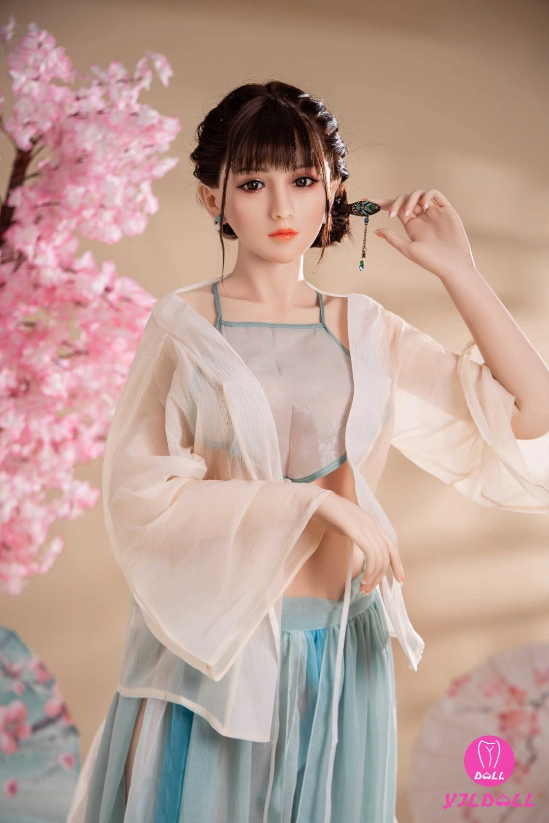 Zahra-sekspop (YJL Doll 165 cm D-cup #262 TPE+siliconen)