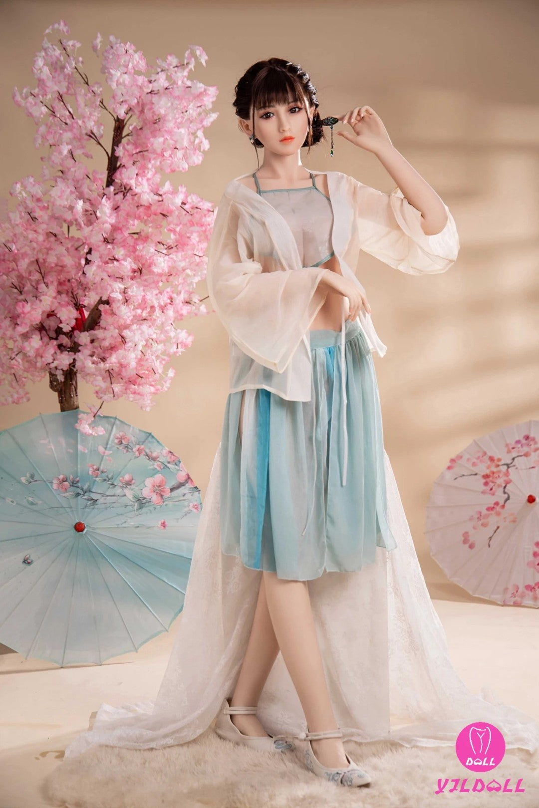 Zahra-sekspop (YJL Doll 165 cm D-cup #262 TPE+siliconen)