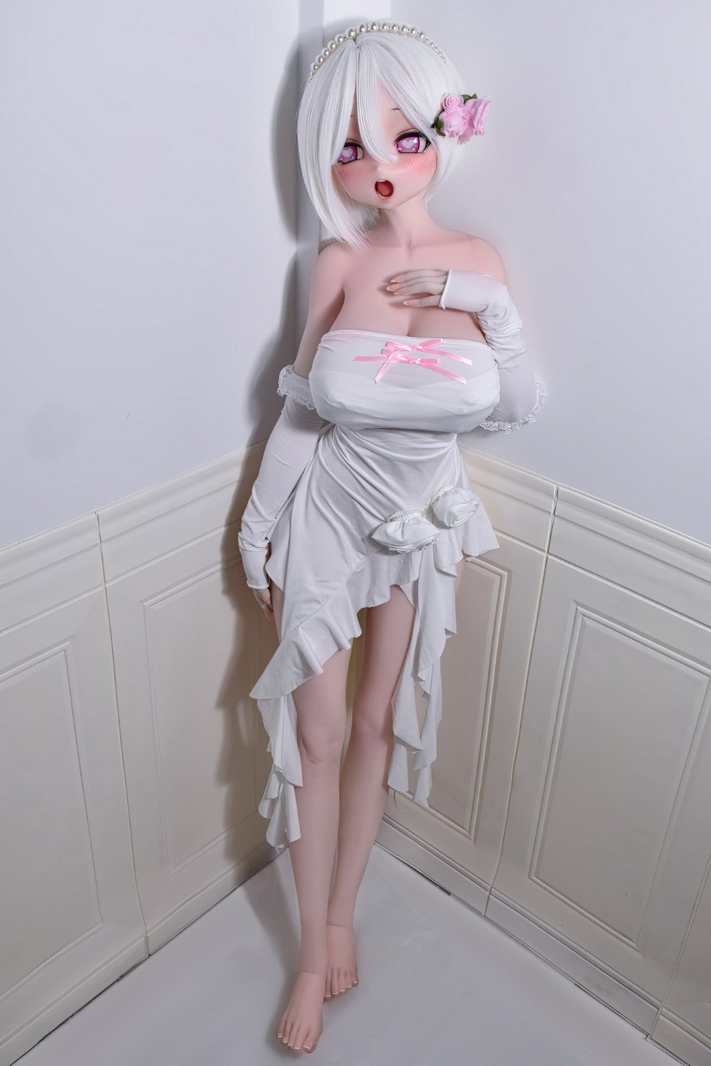 Asaka Moeri-sekspop (Elsa Babe 148 cm RAD043 siliconen)