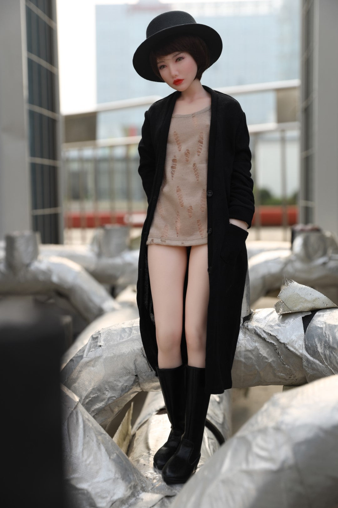 Laat de sekspop rusten (Climax Doll Mini 60 cm B-Cup Silicone)