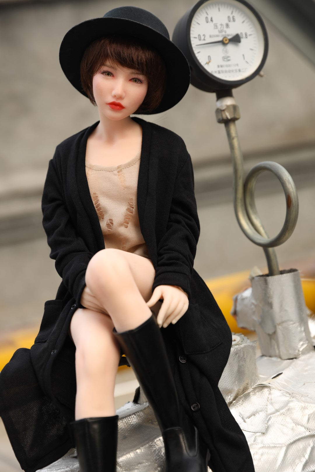 Laat de sekspop rusten (Climax Doll Mini 60 cm B-Cup Silicone)