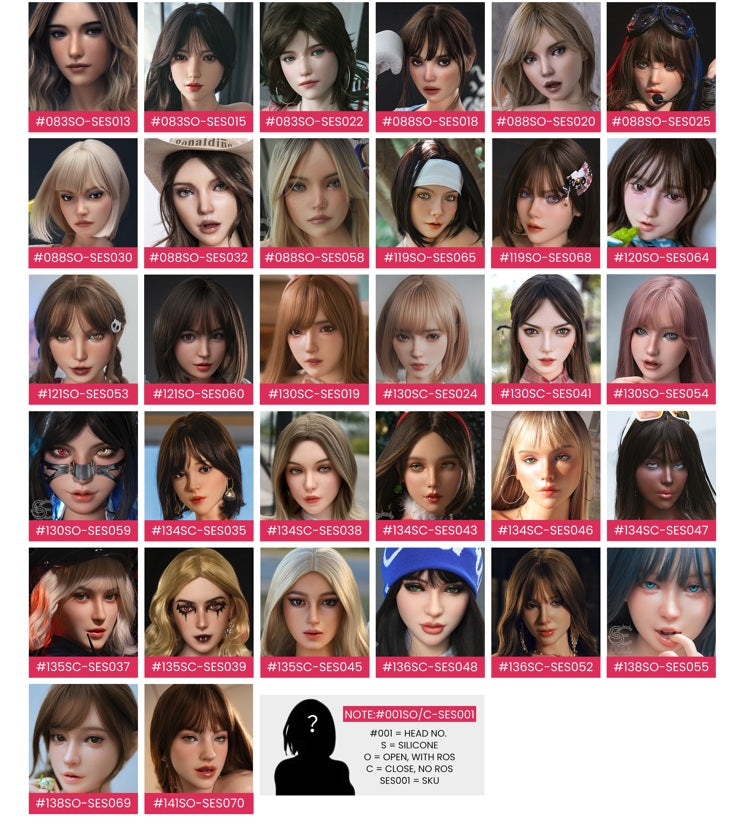 Extra kop (SE-Doll Siliconen Origineel)