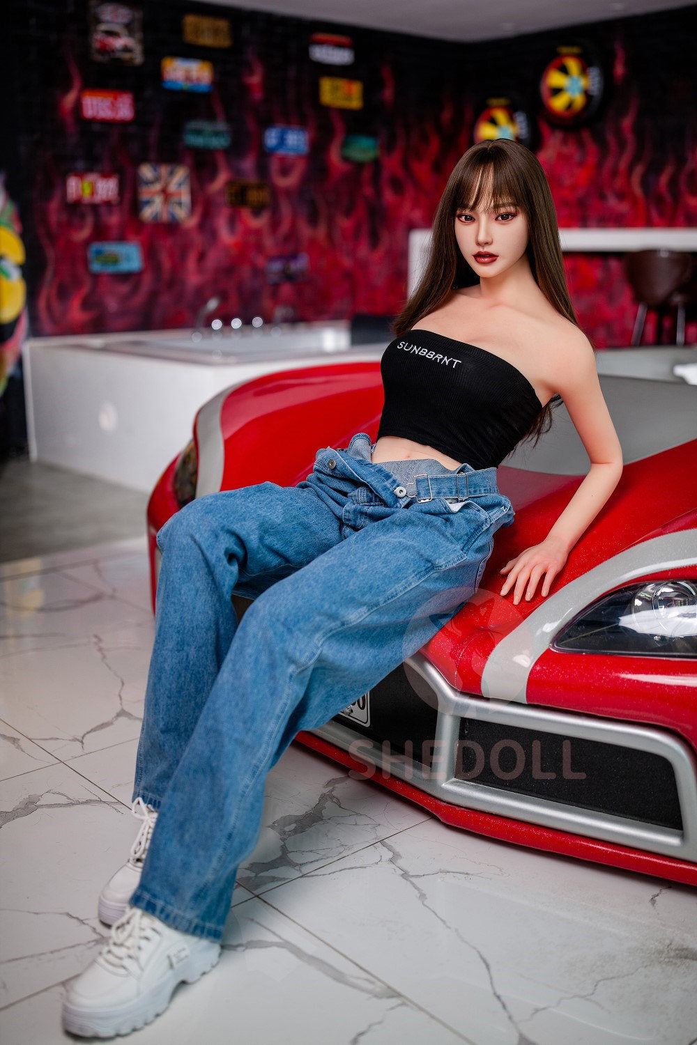 Beryl-sekspop (SHEDOLL 158cm C-Cup #SH004 TPE+Siliconen)