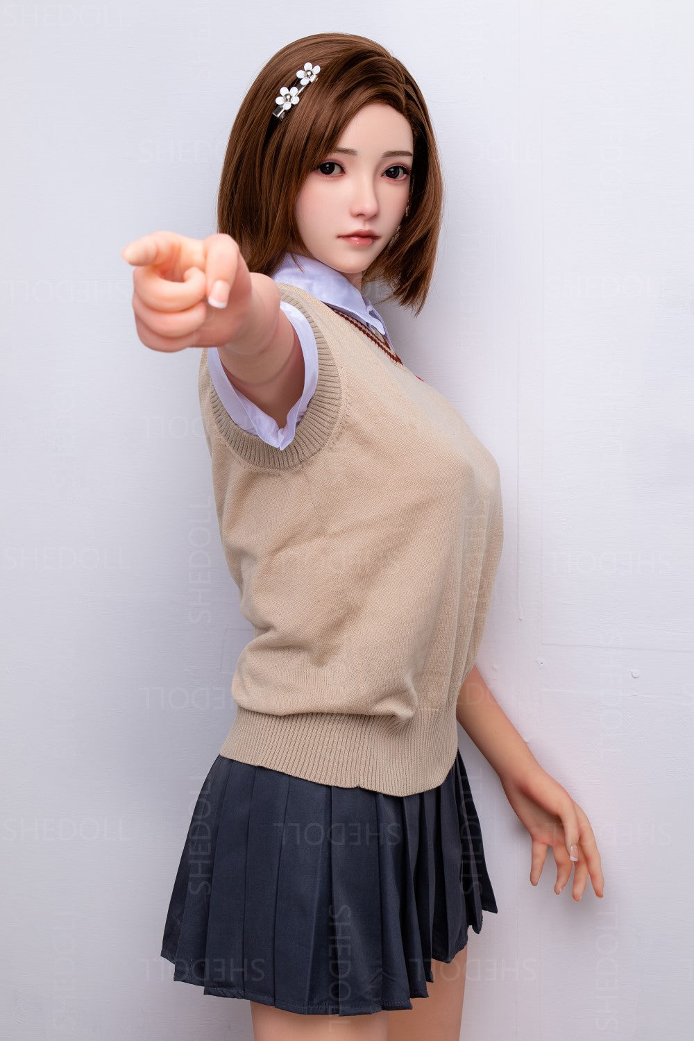 Roos sekspop (SHEDOLL 158cm C-Cup #SH022 TPE+Siliconen)