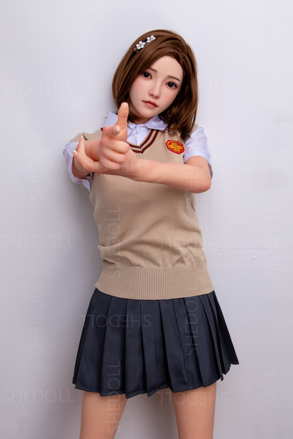 Roos sekspop (SHEDOLL 158cm C-Cup #SH022 TPE+Siliconen)