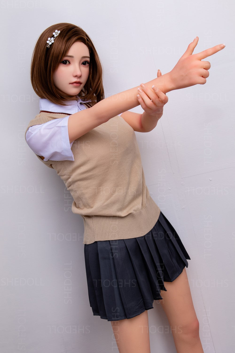 Roos sekspop (SHEDOLL 158cm C-Cup #SH022 TPE+Siliconen)