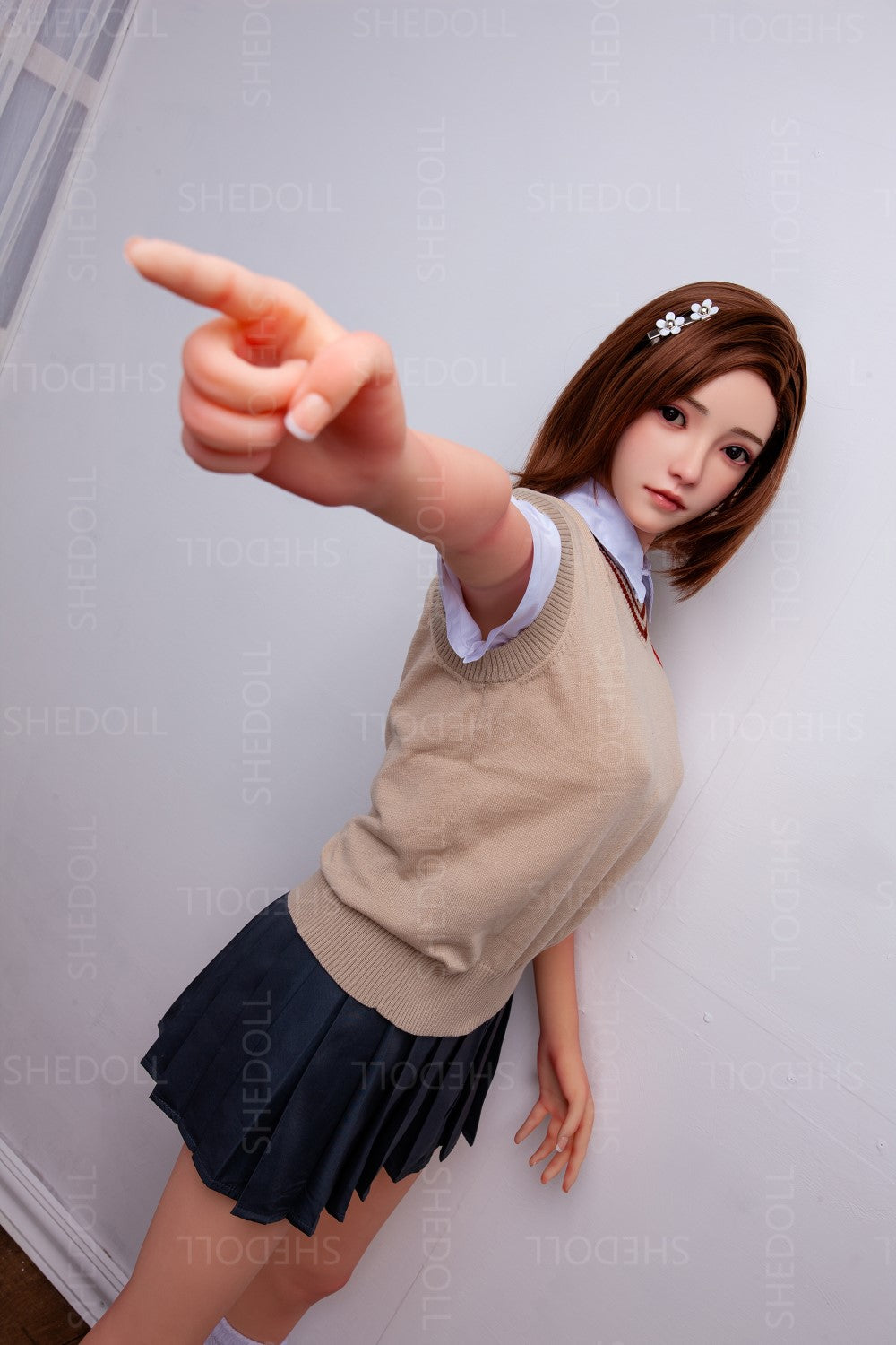 Roos sekspop (SHEDOLL 158cm C-Cup #SH022 TPE+Siliconen)