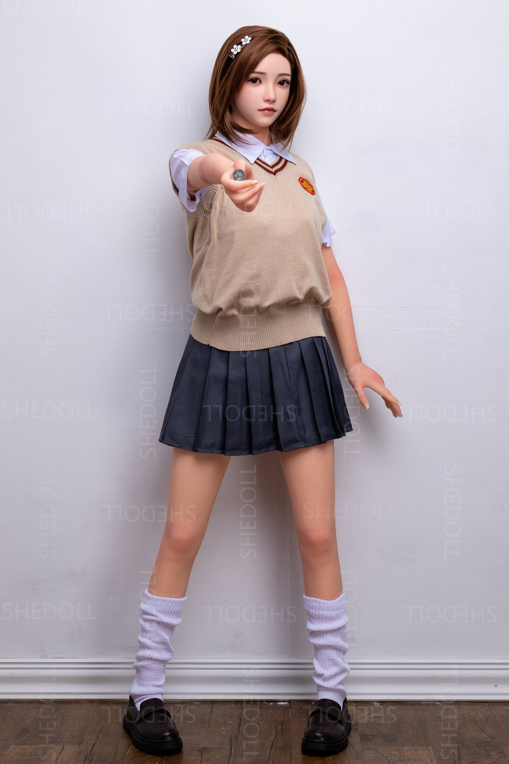 Roos sekspop (SHEDOLL 158cm C-Cup #SH022 TPE+Siliconen)