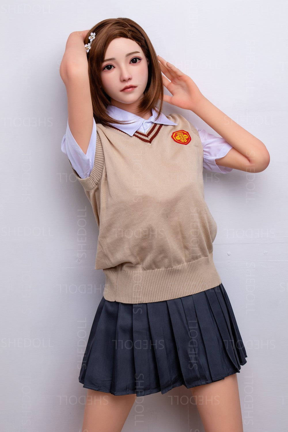 Roos sekspop (SHEDOLL 158cm C-Cup #SH022 TPE+Siliconen)