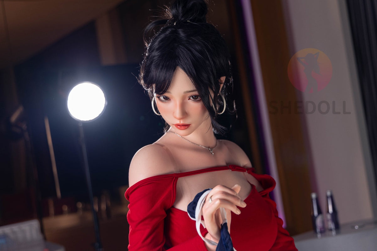 Roos sekspop (SHEDOLL 165 cm E-cup #SH051 2.0 siliconen)