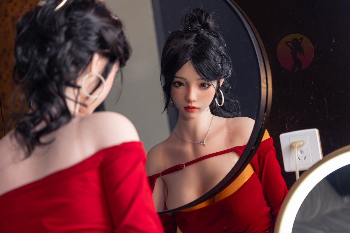 Roos sekspop (SHEDOLL 165 cm E-cup #SH051 2.0 siliconen)