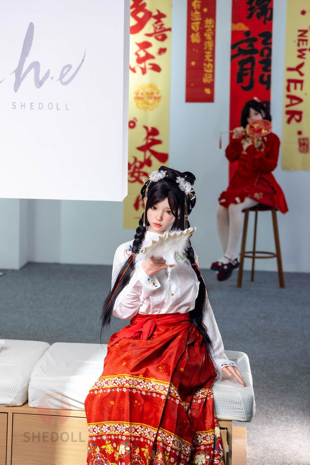 Cheryl-sekspop (SHEDOLL 165 cm E-cup #SH063 siliconen)