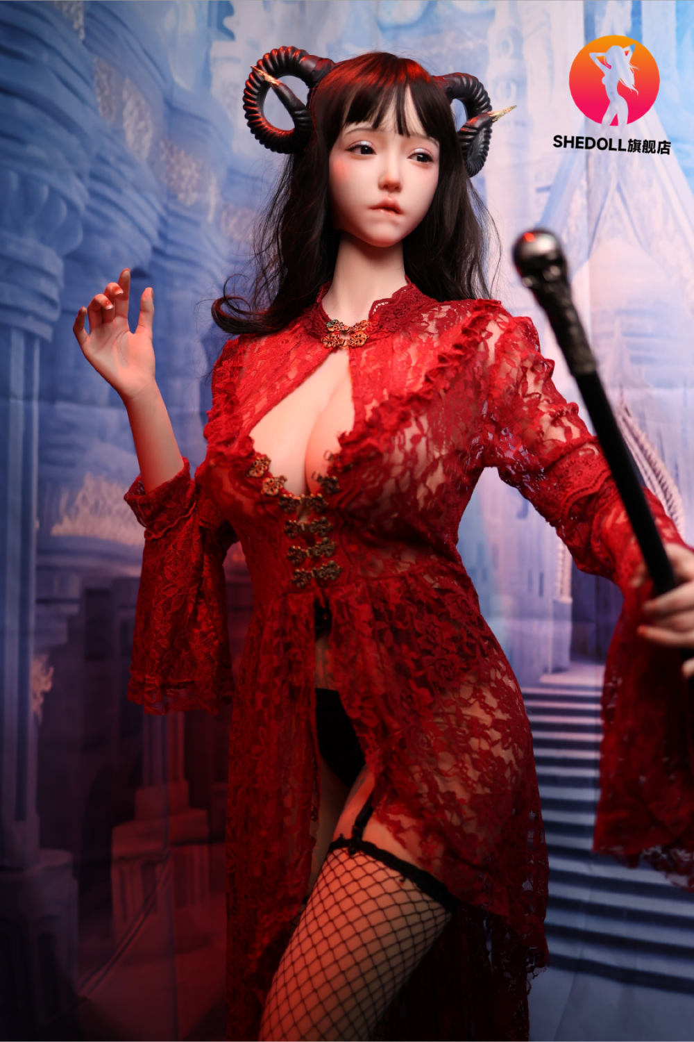 Chole-sekspop (SHEDOLL 163 cm H-cup #SH071 siliconen)