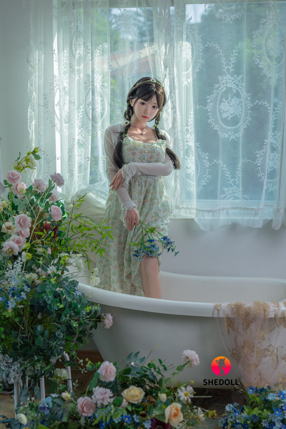 Limoen sekspop (SHEDOLL 158 cm C-cup #SH100 2.0 siliconen)