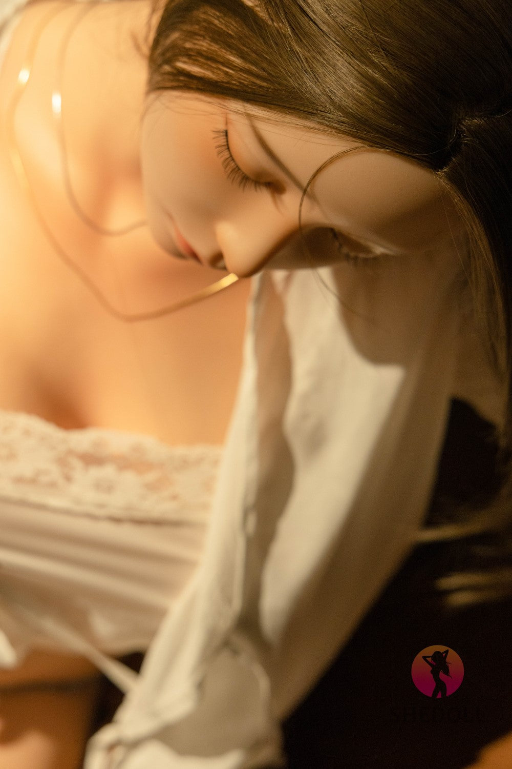 Slapende Cheryl-sekspop (SHEDOLL 165 cm E-cup #SH101 2.0 siliconen)