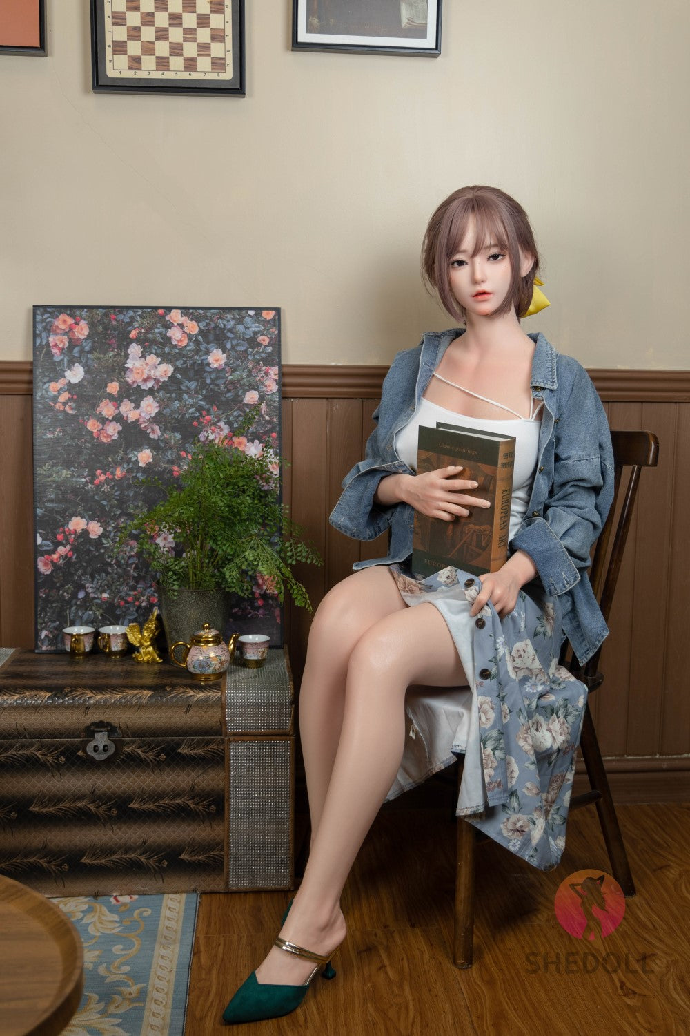 Jasmijn sekspop (SHEDOLL 165 cm E-cup #SH102 2.0 siliconen)