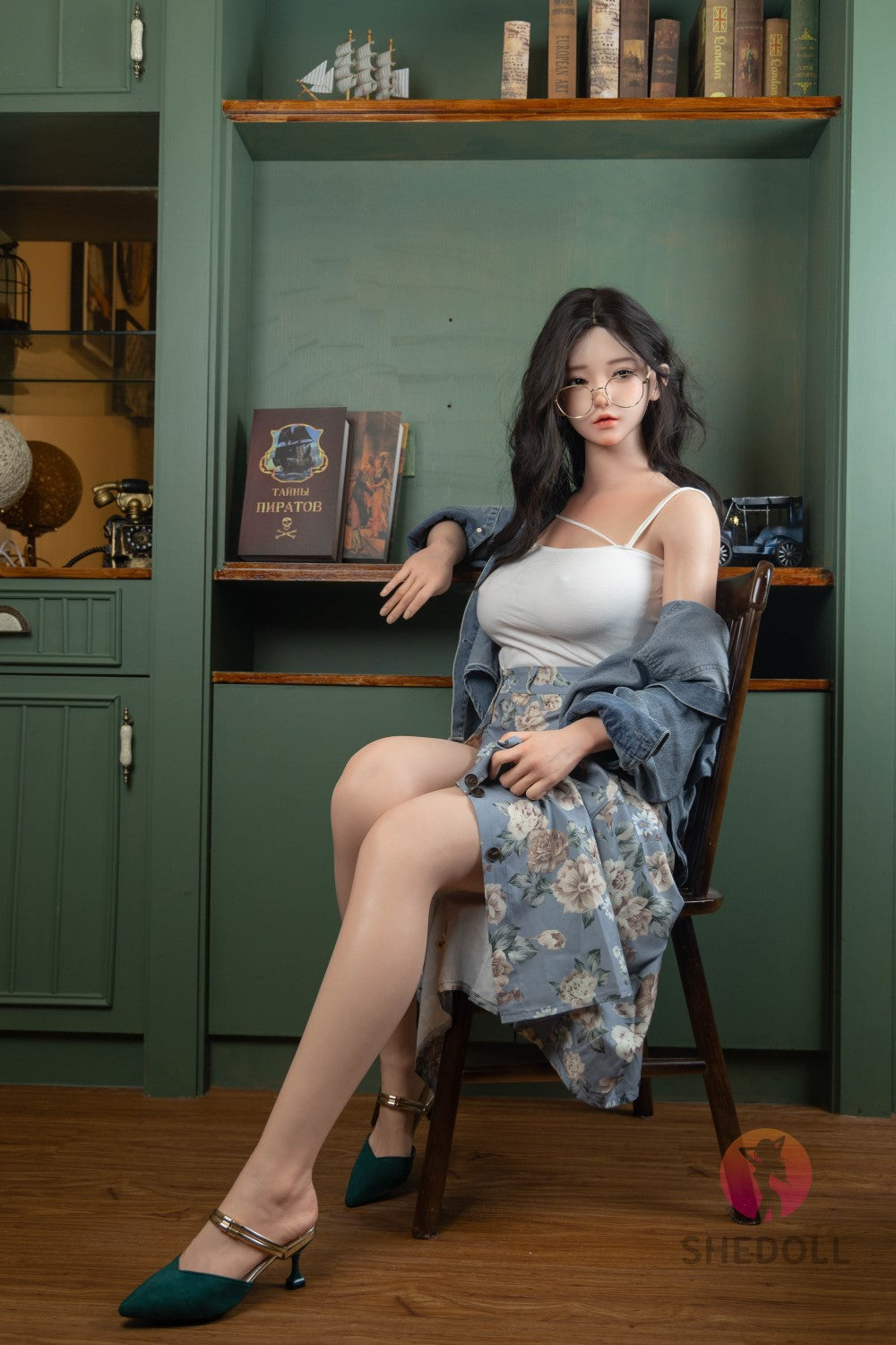 Jasmijn sekspop (SHEDOLL 165 cm E-cup #SH102 2.0 siliconen)