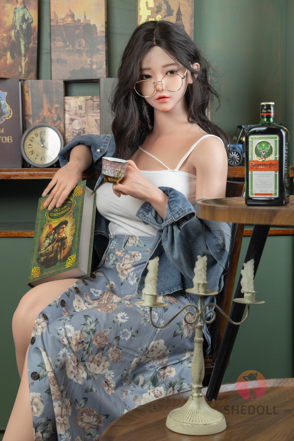 Jasmijn sekspop (SHEDOLL 165 cm E-cup #SH102 2.0 siliconen)