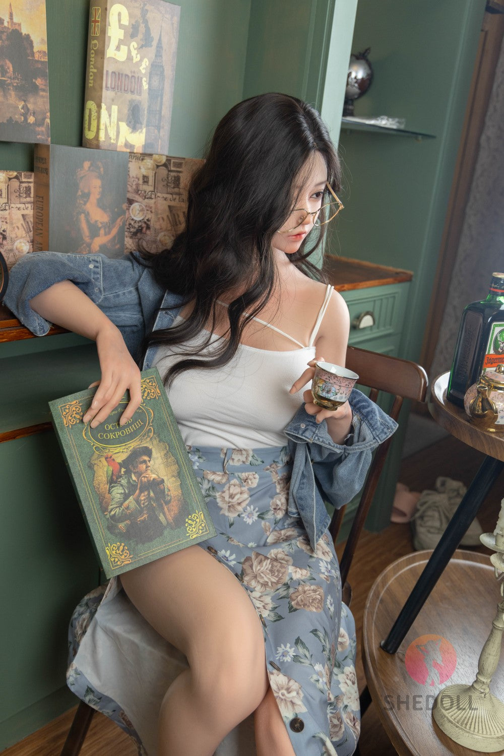 Jasmijn sekspop (SHEDOLL 165 cm E-cup #SH102 2.0 siliconen)