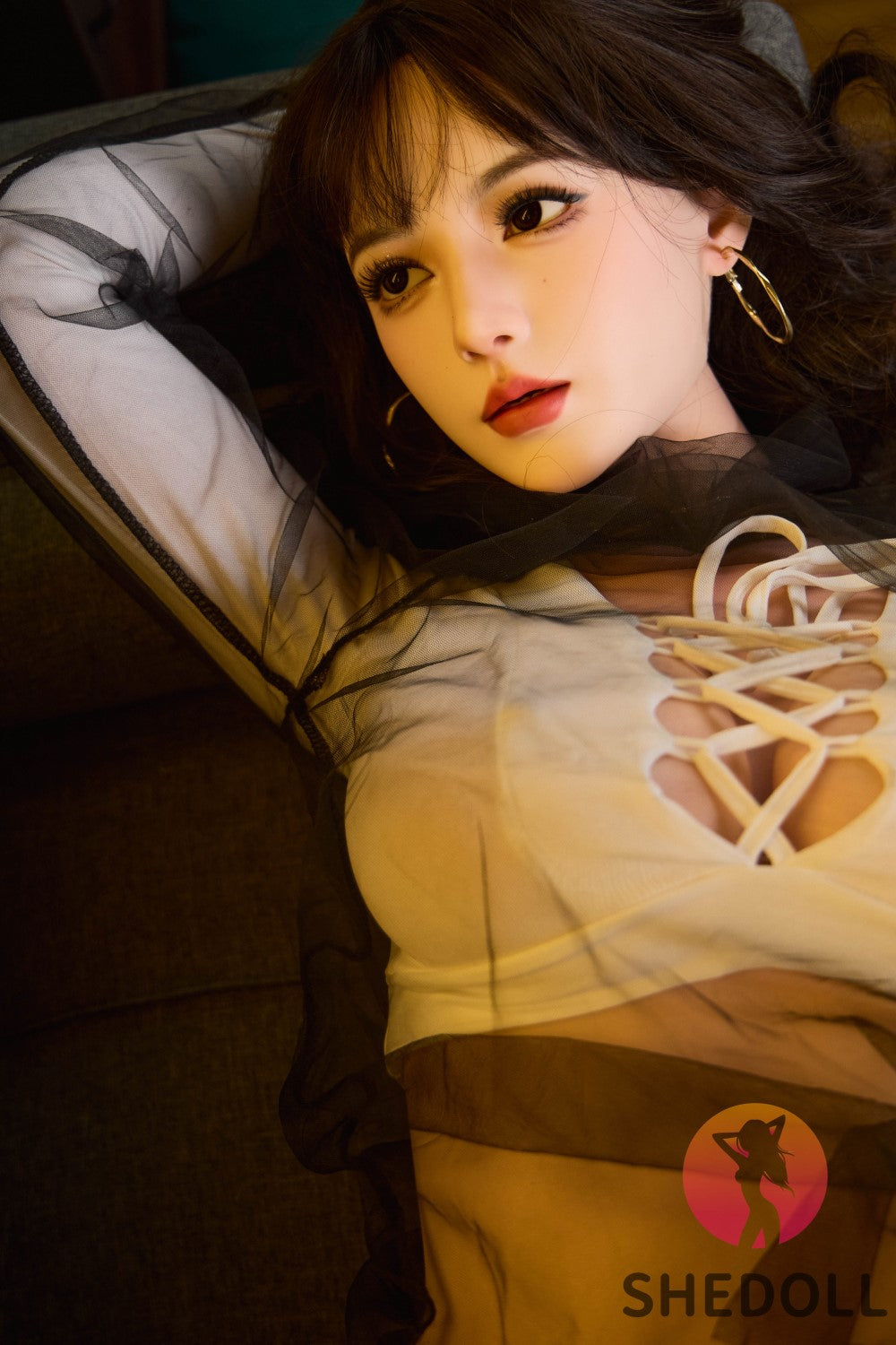 Maanachtige sekspop (SHEDOLL 165 cm E-cup #SH126 2.0 siliconen)