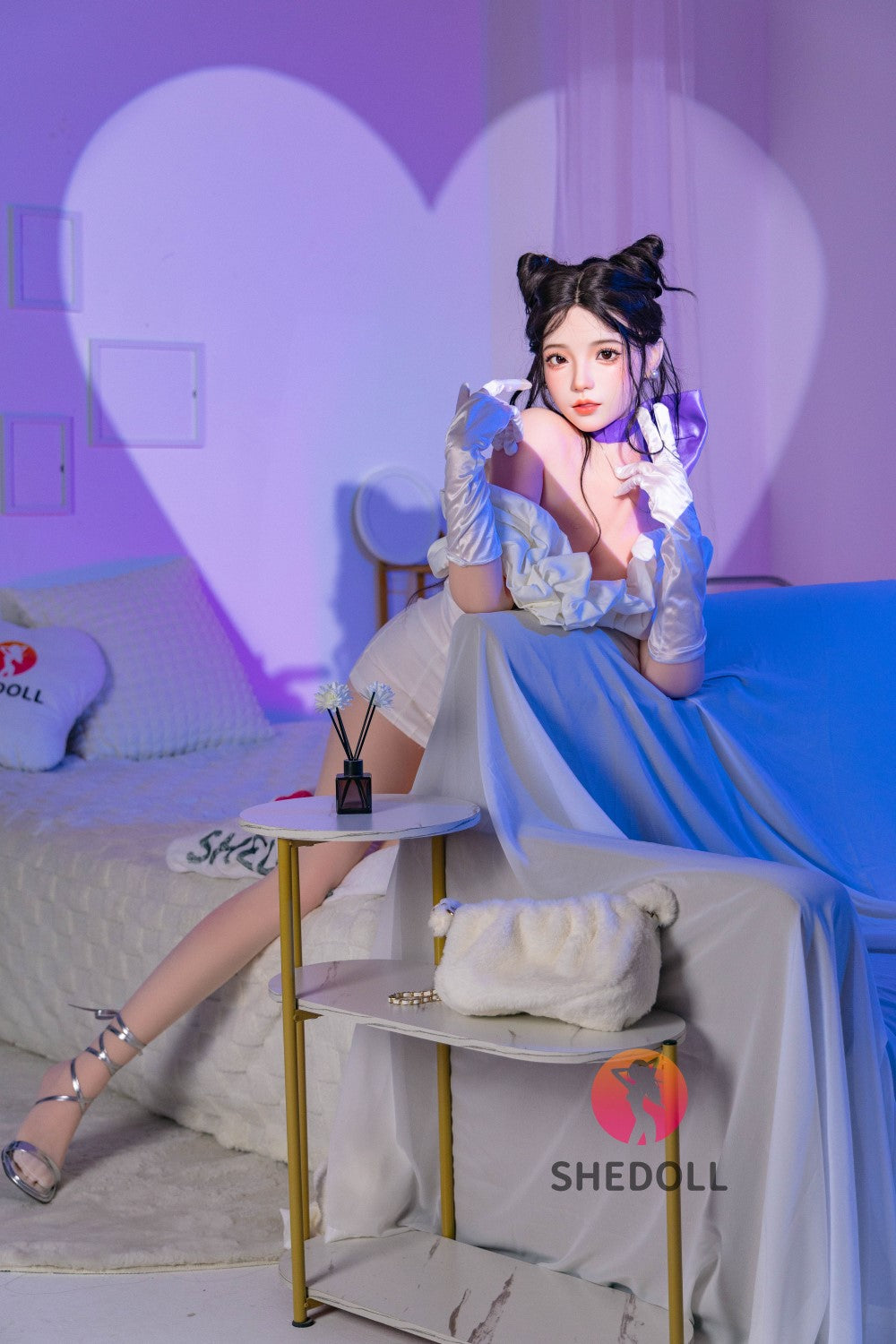 Roos sekspop (SHEDOLL 168 cm D-cup #SH138 2.0 TPE+siliconen)