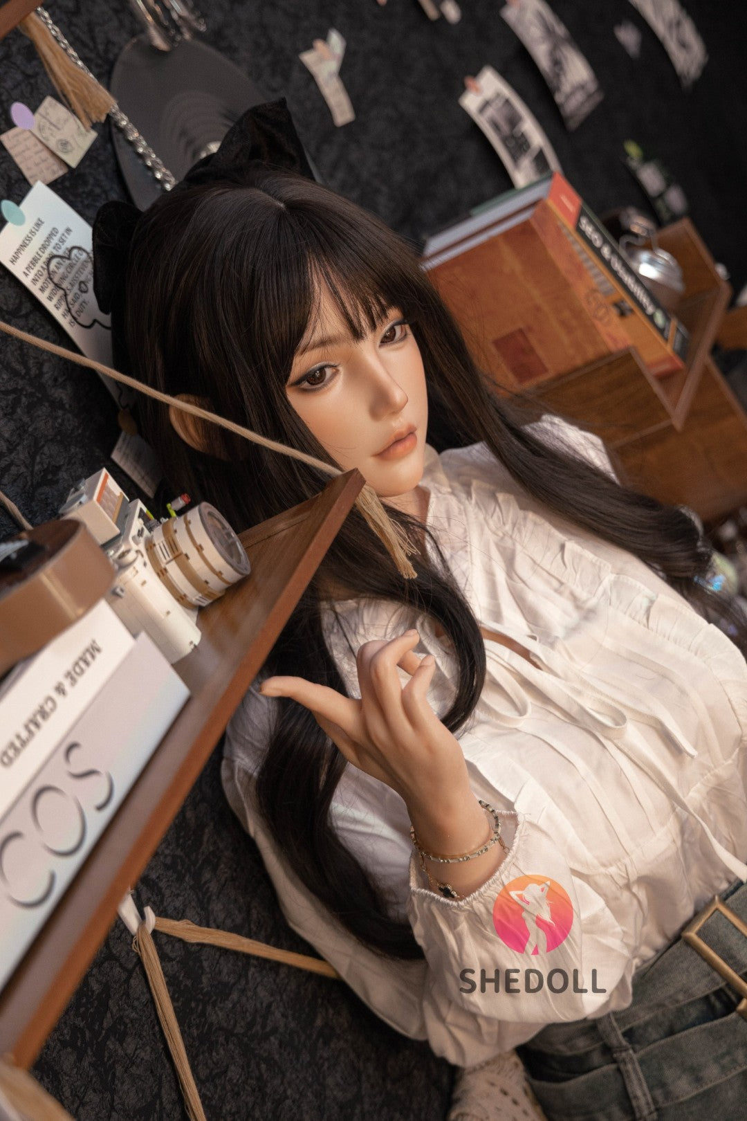 Vesper-sekspop (SHEDOLL 158 cm C-cup #SH155 siliconen)