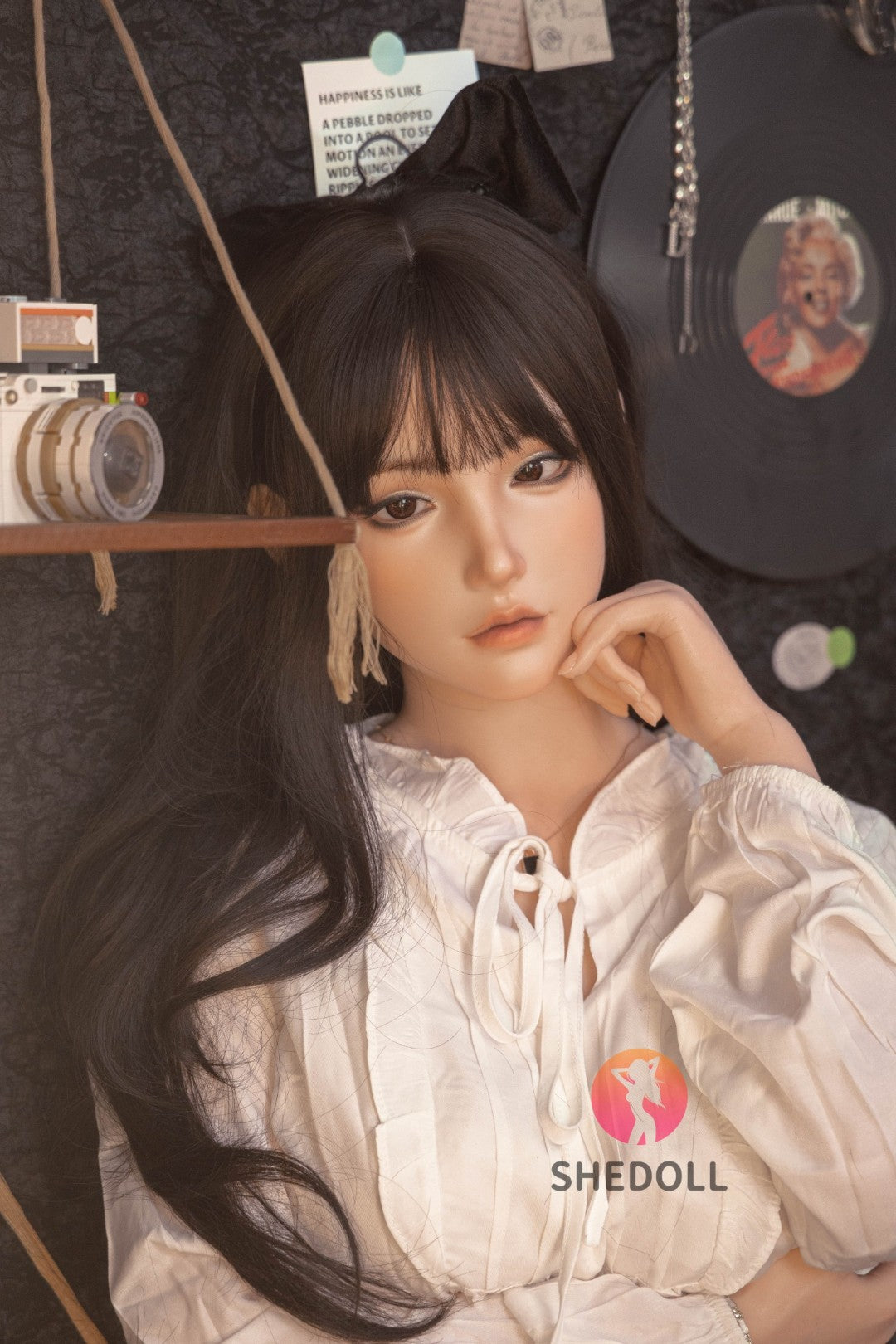 Vesper-sekspop (SHEDOLL 158 cm C-cup #SH155 siliconen)