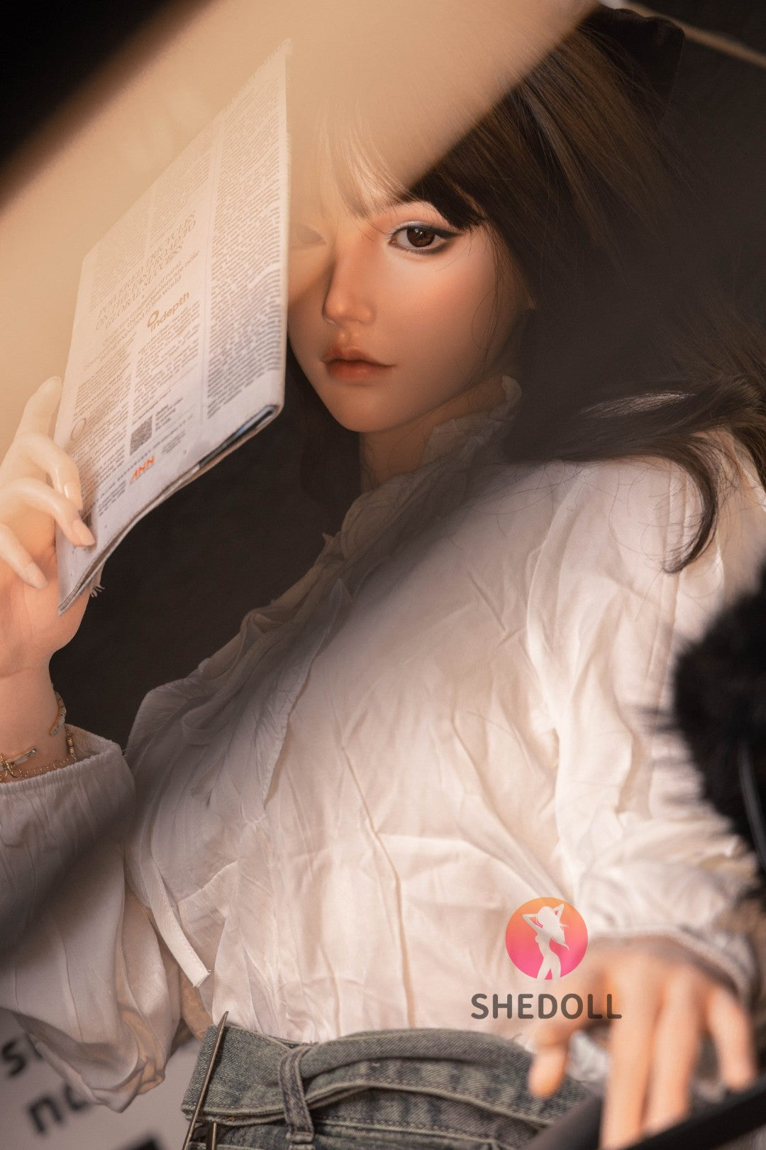 Vesper-sekspop (SHEDOLL 158 cm C-cup #SH155 siliconen)