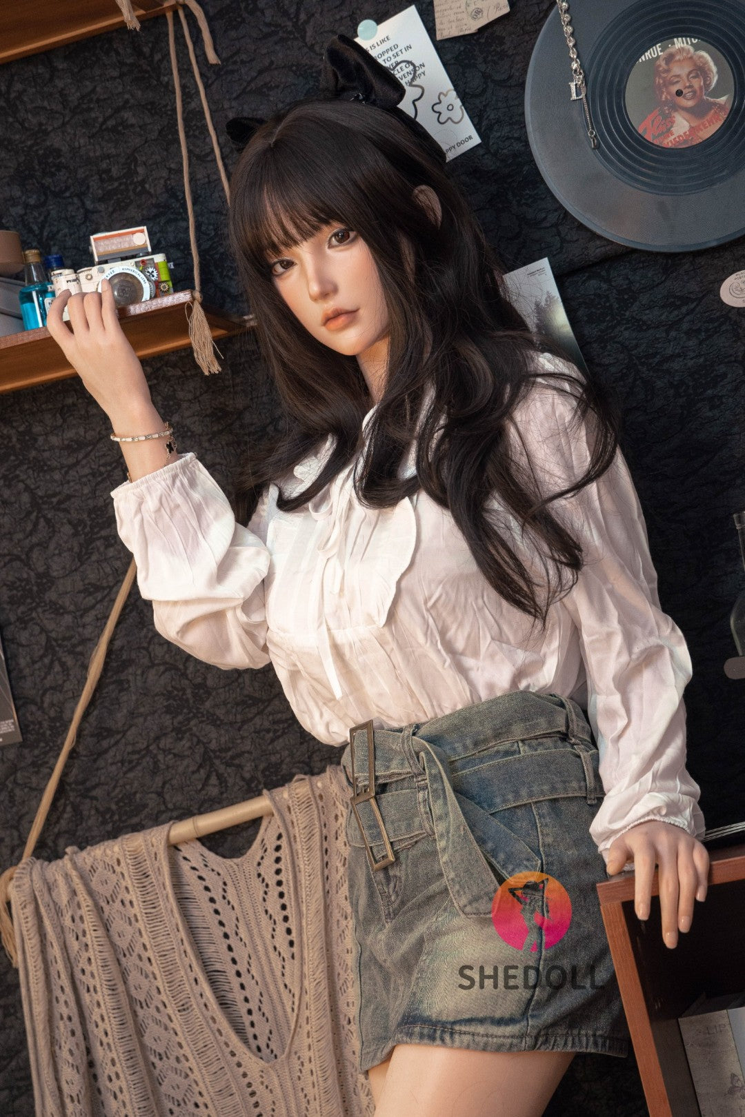 Vesper-sekspop (SHEDOLL 158 cm C-cup #SH155 siliconen)