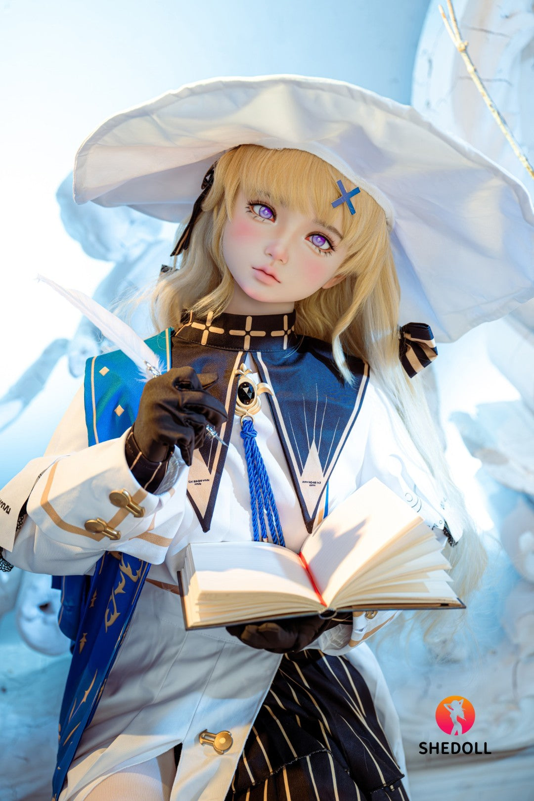 Phoebe-sekspop (SHEDOLL 152 cm A-cup #SH189 2.0 TPE+siliconen)