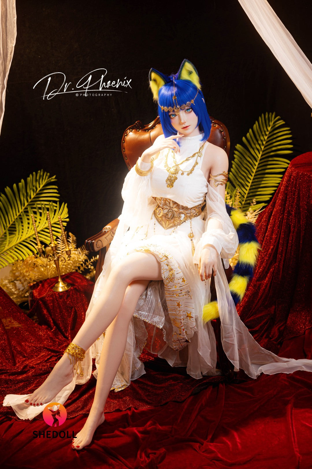 Ankha Sex doll (SHEDOLL 168cm D-cup #SH192 2.0 silicone)
