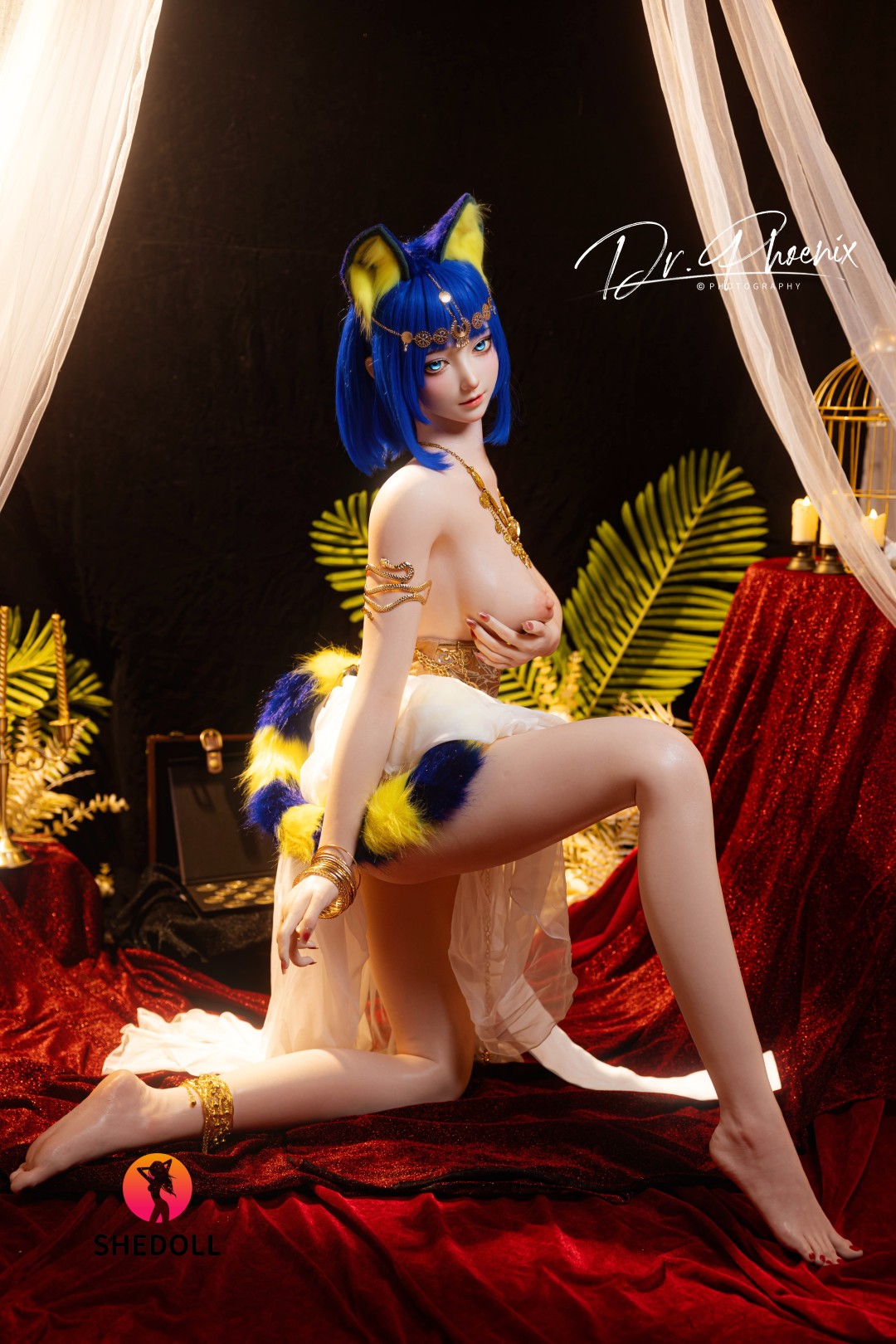 Ankha Sex doll (SHEDOLL 168cm D-cup #SH192 2.0 silicone)