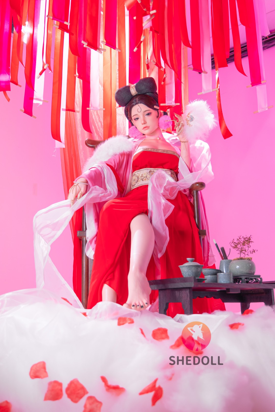 Vesper-sekspop (SHEDOLL 168 cm D-cup #SH193 2.0 siliconen)