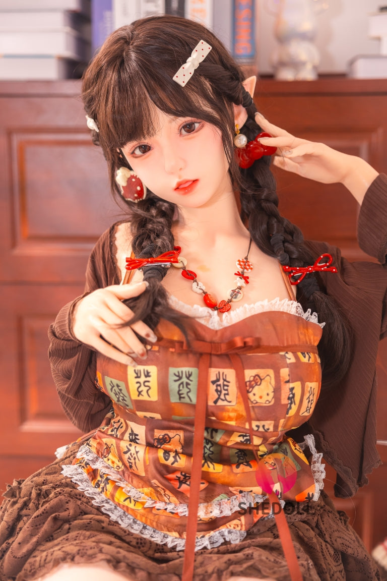 Aileen sekspop (SHEDOLL 145 cm G-cup #SH215 siliconen)