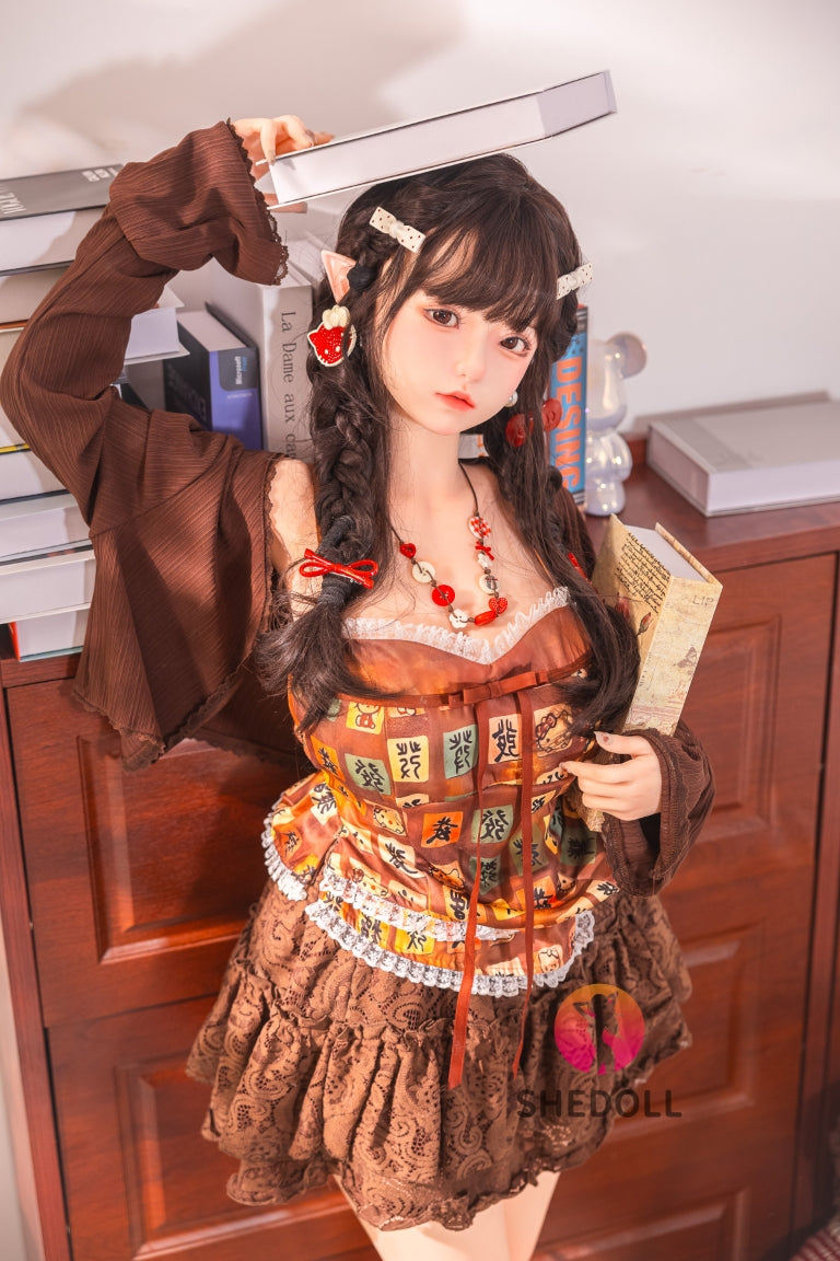 Aileen sekspop (SHEDOLL 145 cm G-cup #SH215 siliconen)