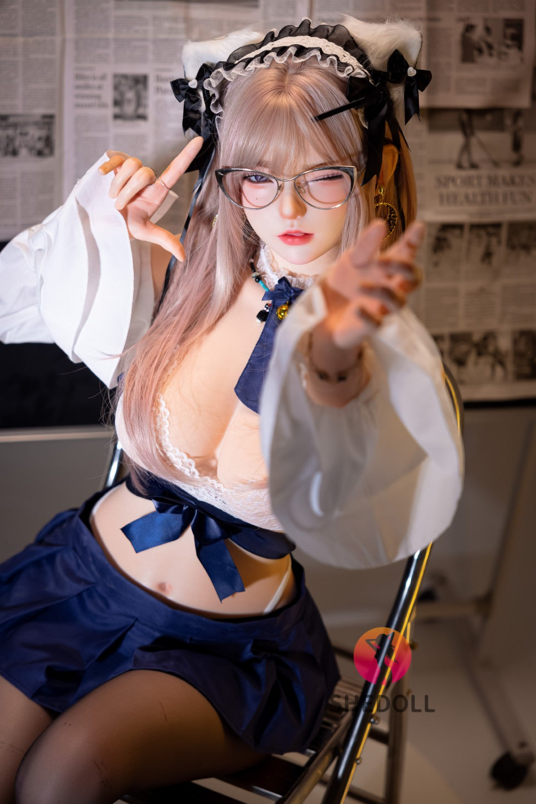 Jasmijn sekspop (SHEDOLL 168 cm D-cup #SH233 3.0 siliconen)