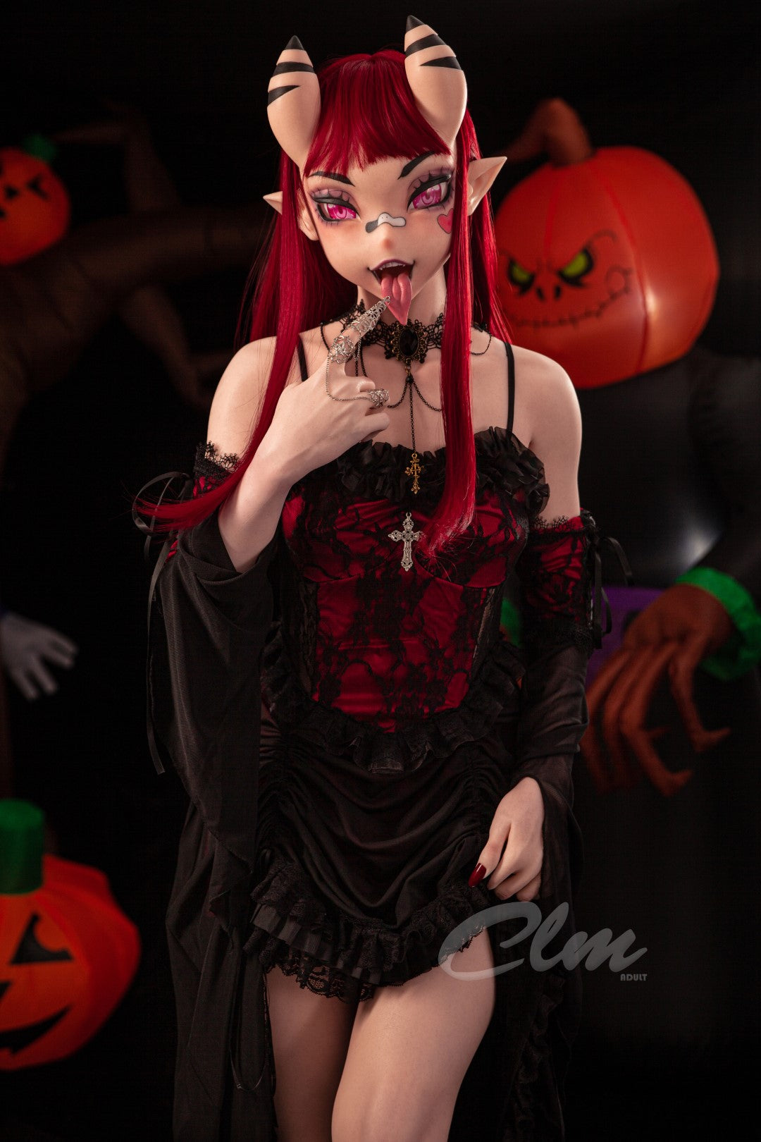 Meru de Succubus-sekspop (Climax Doll Ultra 157 cm B-cup siliconen)