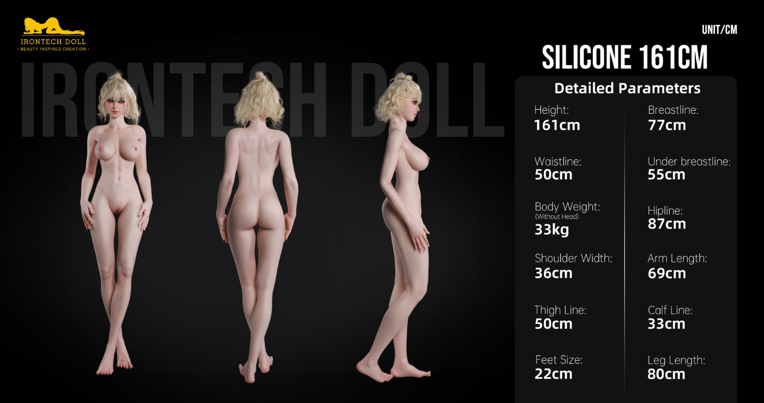 Miku-sekspop (Irontech Doll 161 cm D-cup S14 siliconen)