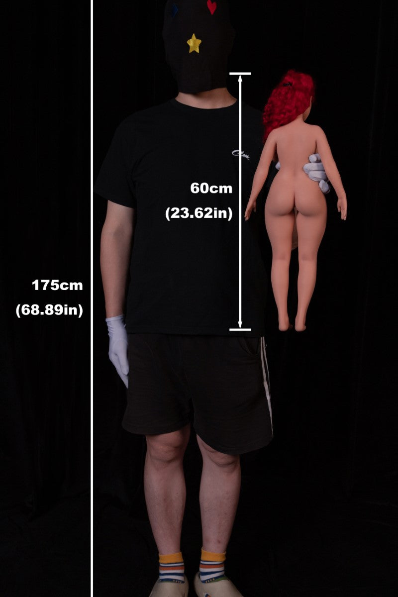 Hedy sekspop (Climax Doll Mini 60cm C-cup siliconen)