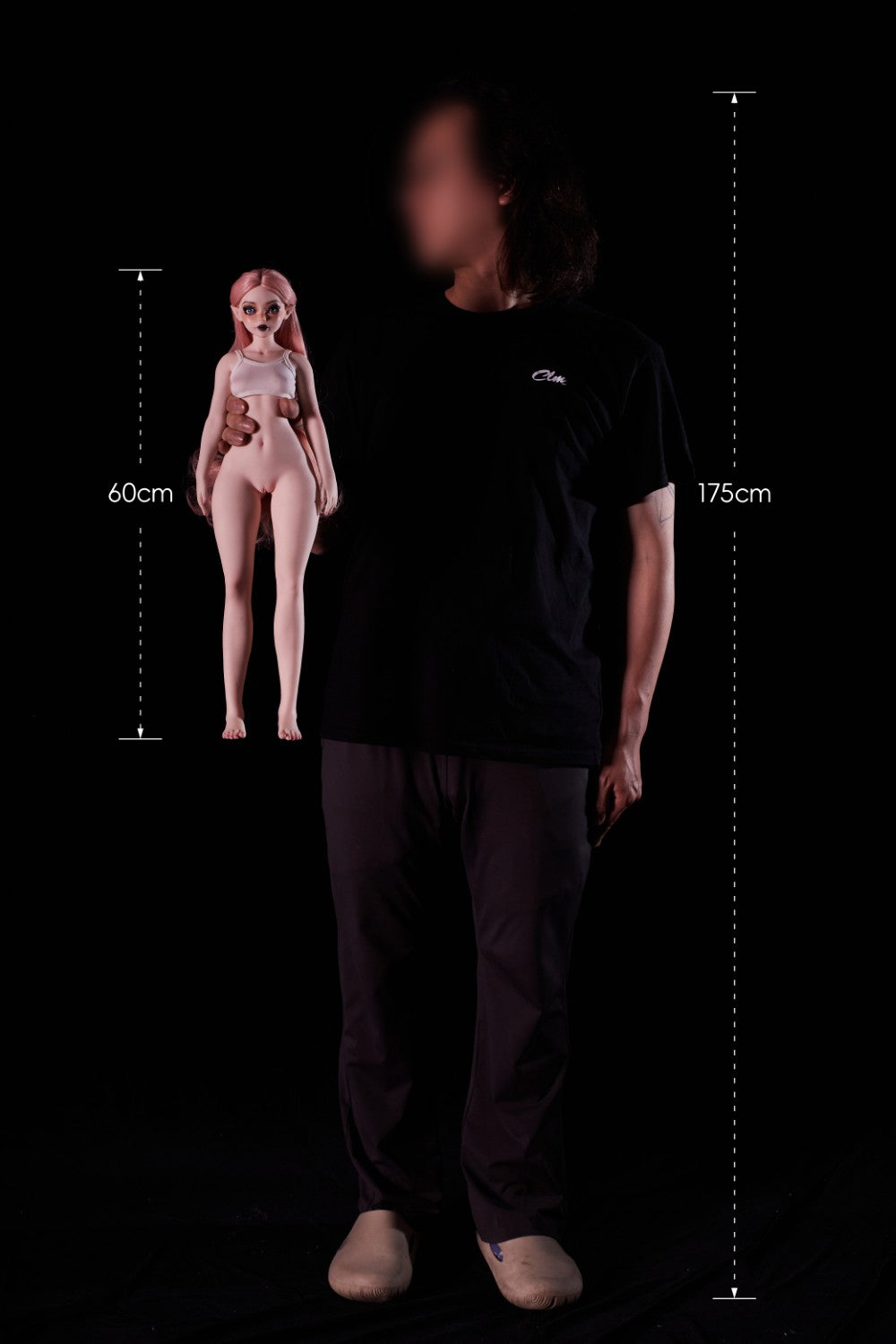 Hilary Sex Doll (Climax Doll Mini 60 cm a-cup siliconen)