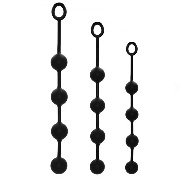 Anal Beads i Silikon – 3 Storlekar
