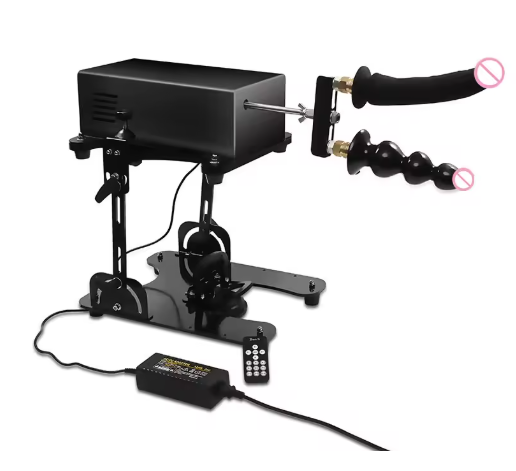 Sex machine for double penetration