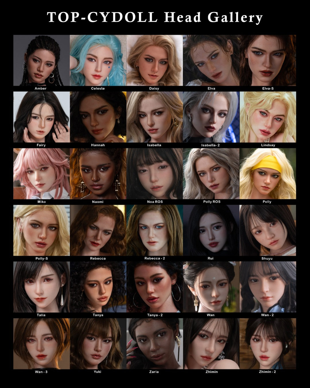 Extra head (TOP-CYDoll silicone Original)