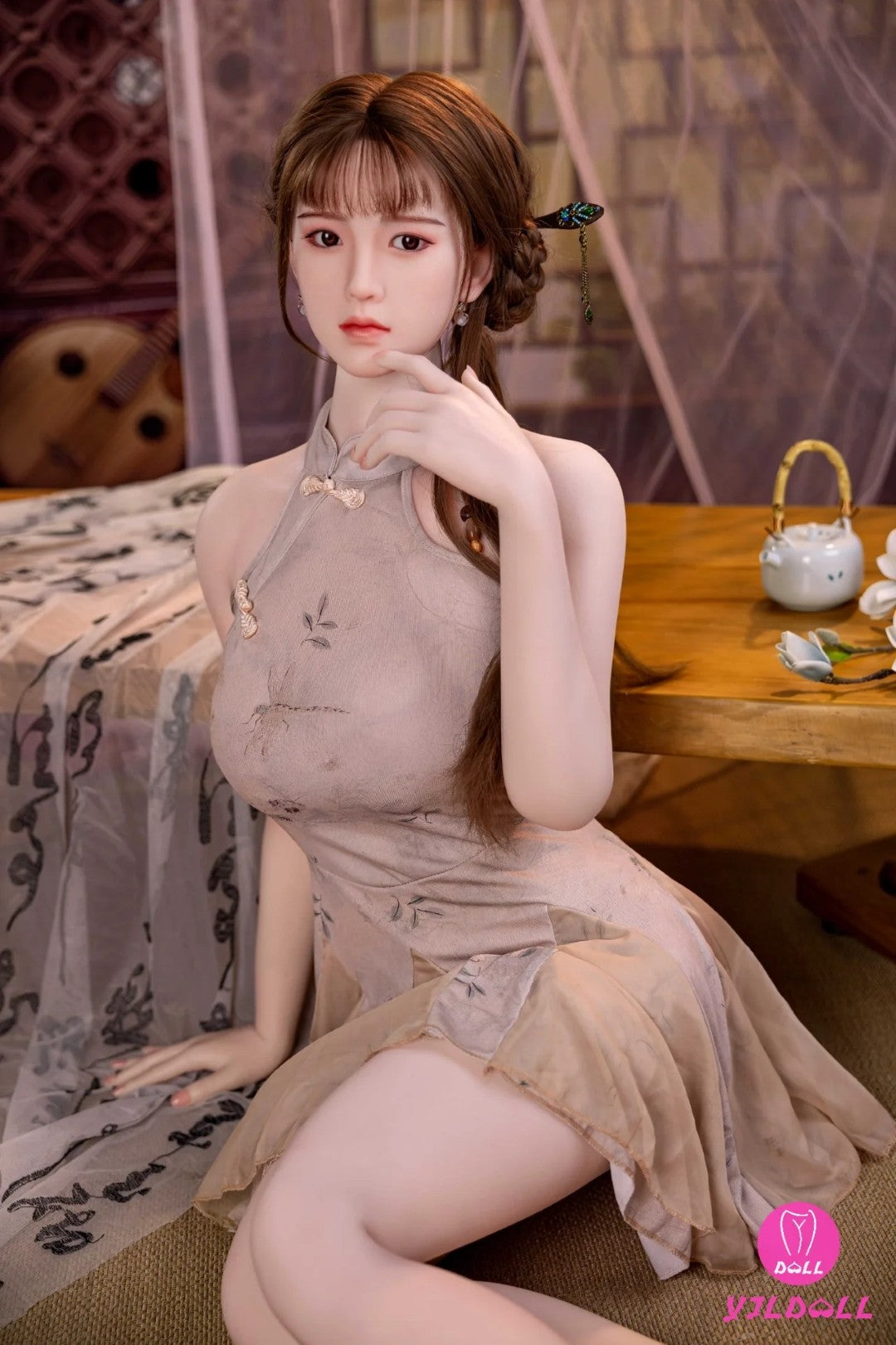 Emmy-sekspop (YJL Doll 165 cm D-cup #396 TPE+siliconen)