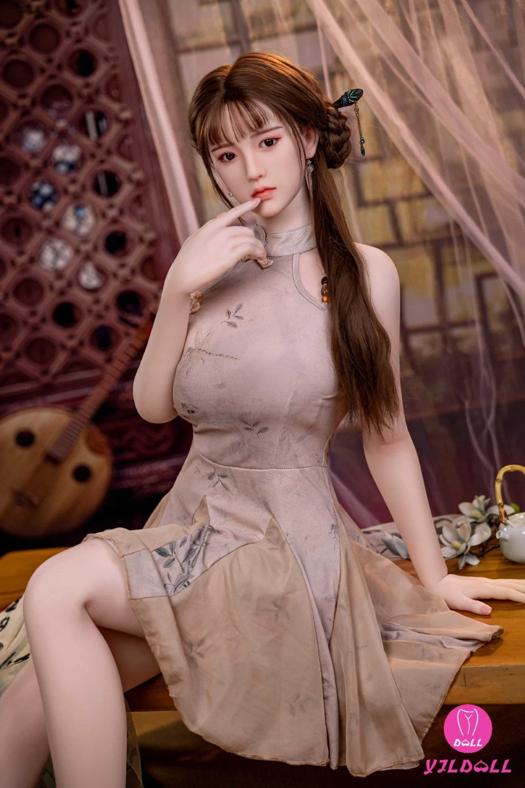Emmy-sekspop (YJL Doll 165 cm D-cup #396 TPE+siliconen)